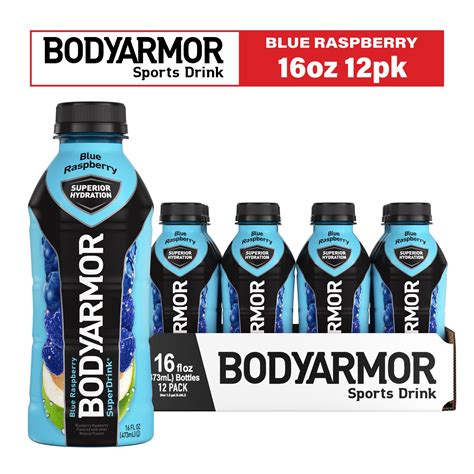 Stay Refreshed With Bodyarmor Blue Raspberry Sports Drink Beverage