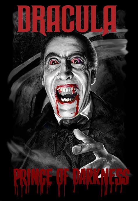 DRACULA PRINCE OF DARKNESS - Classic Horror Movie Poster T-Shirt – Wild ...