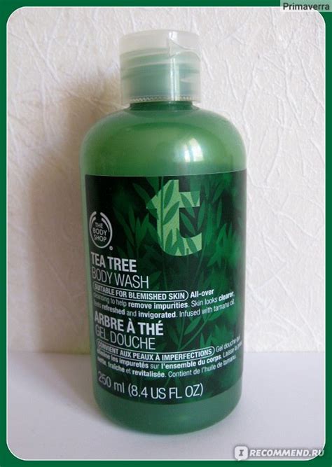 Гель для душа The body shop Чайное дерево (антибактериальный ...