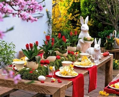 34 The Best Easter Outdoor Decor Ideas Easter Table Settings Easter