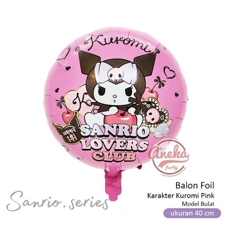 Balon Foil Sanrio Balon Foil Melody Cinnamoroll Kuromi Balon Foil