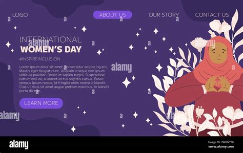 Iwd Inspire Inclusion Campaign International Womens Day 2024 Landing Page Template Features A