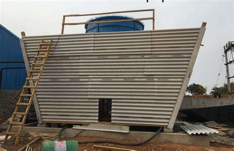 Square Cross Flow Wooden Commercial Cooling Towers Induced Draft At Rs