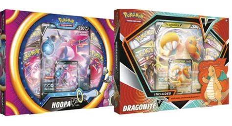 Pokemon Tcg Dragonite V Box Hoopa V Box Ingles Envío gratis