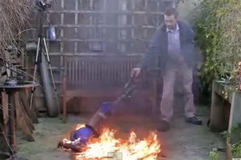 Dyson Vacuum Sucks Up Fire If This Extreme Test Is To Be Believed Video Huffpost