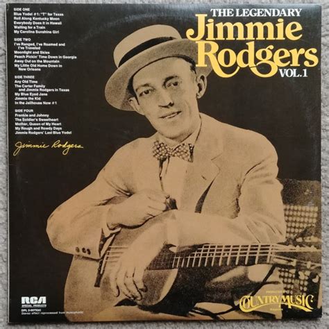 Jimmie Rodgers The Legendary Jimmie Rodgers Vol Vinyl