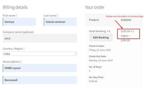 How To Display Price Number Of Days Calculation In Cart And Checkout