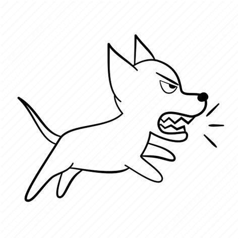 Angry Bark Dog Hostile Joijoi Puppy Icon Download On Iconfinder