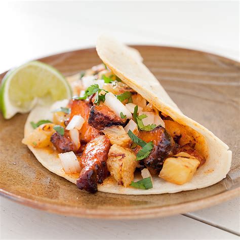 Spicy Pork Tacos Al Pastor Recipe Cooks Illustrated