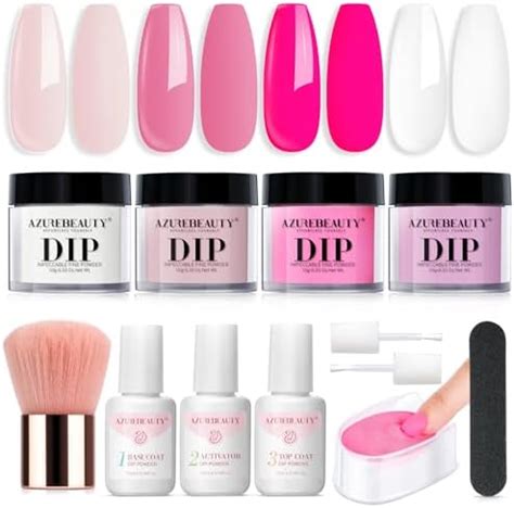 Amazon Azurebeauty Pcs Dip Powder Nail Kit Starter With Nail