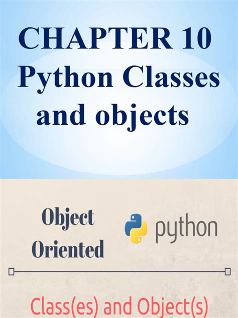 Python Classes And Objects Pdf Class Computer Programming Method Computer Programming