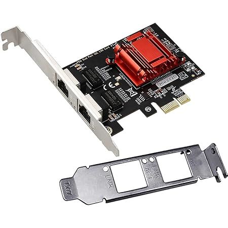 Tarjeta De Red PCIe Gigabit De Dos Puertos Adaptador Ethernet PCI