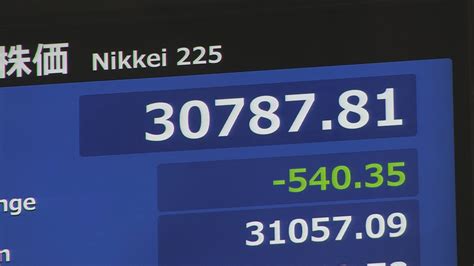 【速報】日経平均株価一時500円超安 バブル後最高値水準の利益確定売り 円安一服・jアラートで地政学リスクも Tbs News Dig