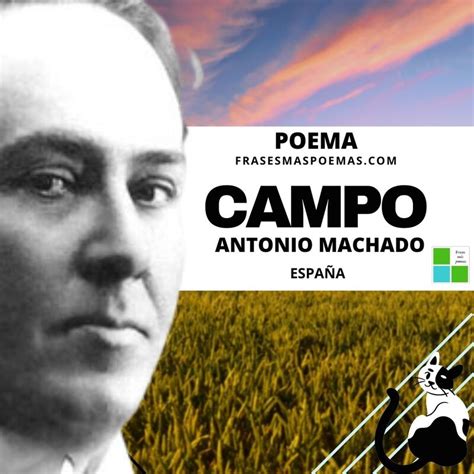 Campo de Antonio Machado Poema Frases más poemas