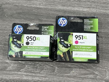 Urban Auctions - 2 NEW HP 3 PACKS OF INK - SPECS IN PHOTOS