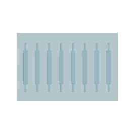 Verbundsicherheitsglas 2 x 4 mm Ausführung satiniert Stäbe