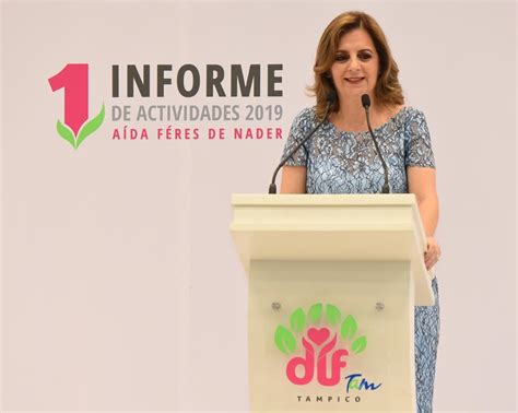 Presidenta Del Dif Tampico Rindi Su Primer Informe De Actividades