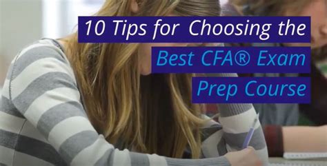 How To Choose The Best Cfa Prep Course