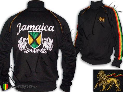 Rasta Jacket Jamaica Blason Bob Marley Jah Star Rasta Clothing Rasta Hats And Accessories