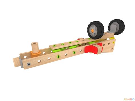 Класически дървен конструктор от 500 части – Мечо.бг