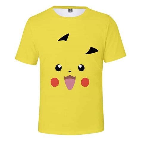 T Shirt Pok Mon Pikachu Jaune La Pok Mon Boutique