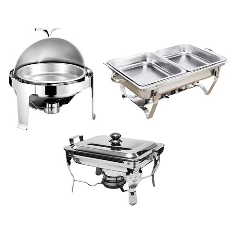 Jual Prasmanan Rolltopbulat 68l Buffet Setchafing Dish 123 Sekat