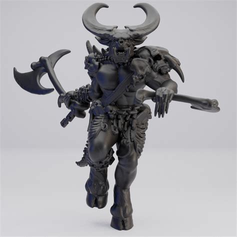 Hot Goblin Angry Demon With Axe