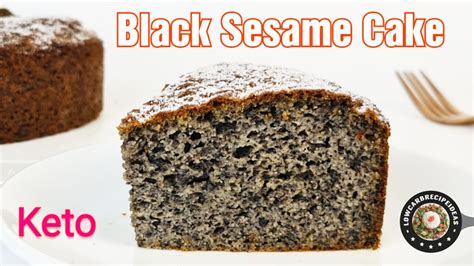 How To Make Keto Black Sesame Cake Easy Flavoful Moist Delicious Youtube