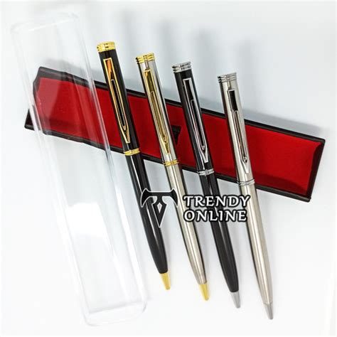 Jual Pulpen Stainless Dengan Kotak Free Grafir Cetak Nama Pen Paku