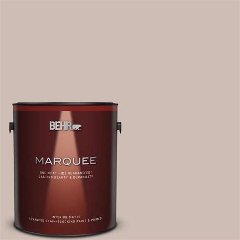 BEHR MARQUEE 1 Gal N150 2 Smokey Pink Matte Interior Paint Primer