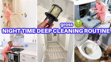 NIGHT TIME DEEP CLEAN WITH ME AFTER DARK SPEED CLEANING MOTIVATION