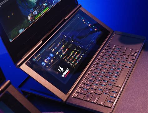 The Intel Honeycomb Glacier laptop gives you two adjustable screens