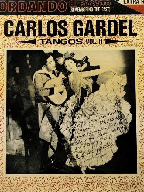 Argentinean Tango Singer CARLOS GARDEL V Rare Signed Autograph LP