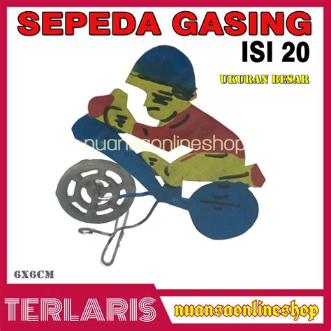 jual mainan sepeda motor motoran gasing timah isi  pcs shopee indonesia