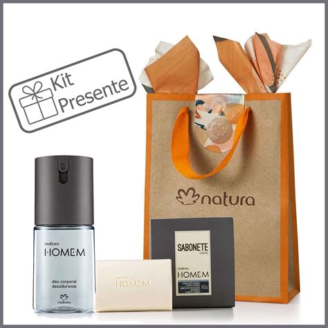 Kit Presente Natura Homem Deo Corporal Sabonete De G Shopee Brasil