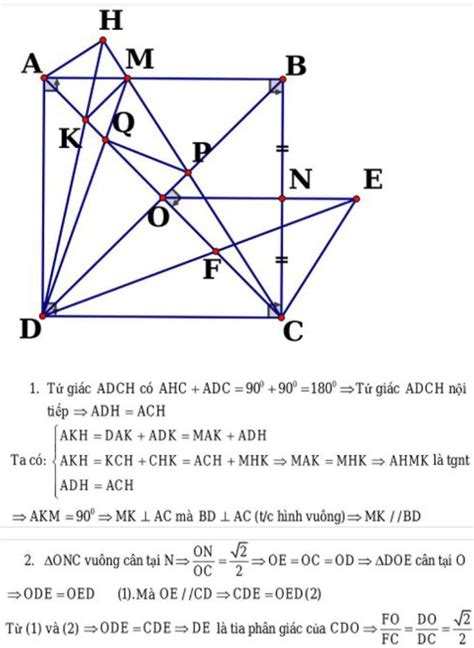 cho hình vuông ABCD Lấy điểm M trên BC khác B C tian p g góc ADM