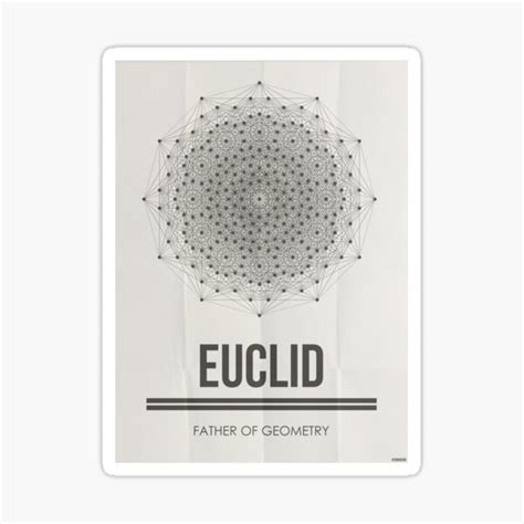 Euclid Mathematician Collection Sticker For Sale By Hydrogene