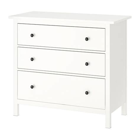 HEMNES Komoda se 3 zásuvkami bílá IKEA