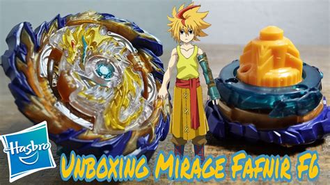 Mirage Fafnir F6 Tiene Rubber Unboxing En Español Beyblade Burst