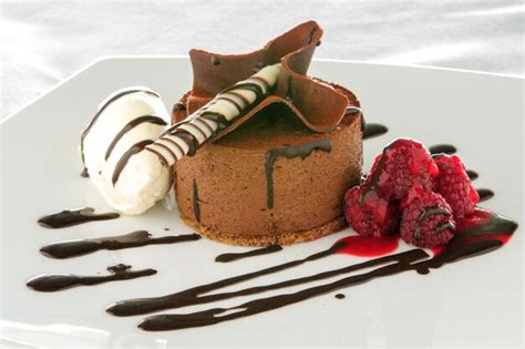 Premium Photo | Plated chocolate dessert