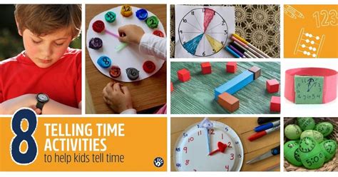 8 Telling Time Activities To Help Kids Tell Time! TICK TOCK