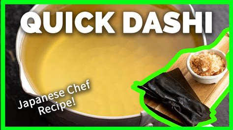 Quick Ichiban Dashi Recipe Japanese Soup Stock Ready In Mins