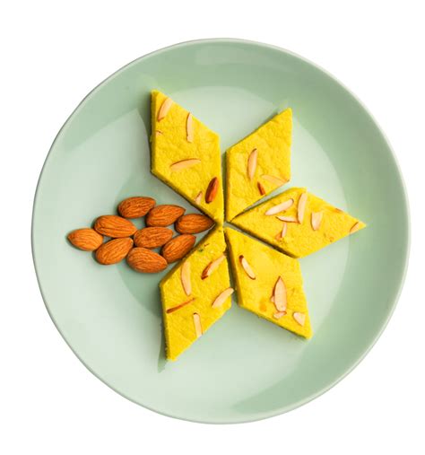 Diwali Especial Badam Barfi Png