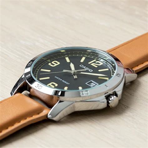 Casio MTP V004L 1B2 Brown Leather Men S Watch Price In Bangladesh