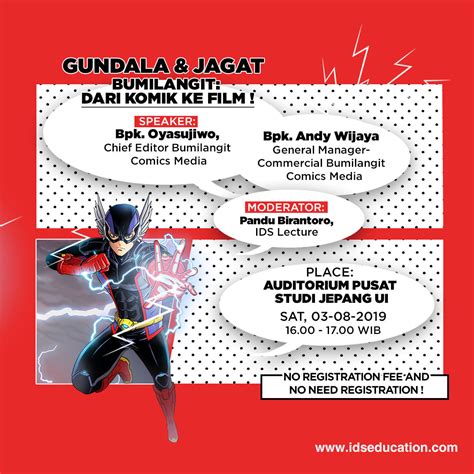 Talkshow; Bedah Komik dan Film Gundala - IDS | BTEC