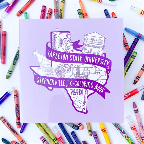 Tarleton State Coloring Book | Elena's Crafts