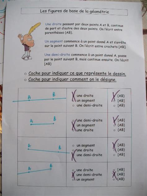 Exercices Ce Droites Et Segments