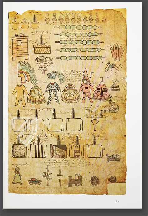 Matricula De Tributos Codex Mendoza Ziereis Facsimiles