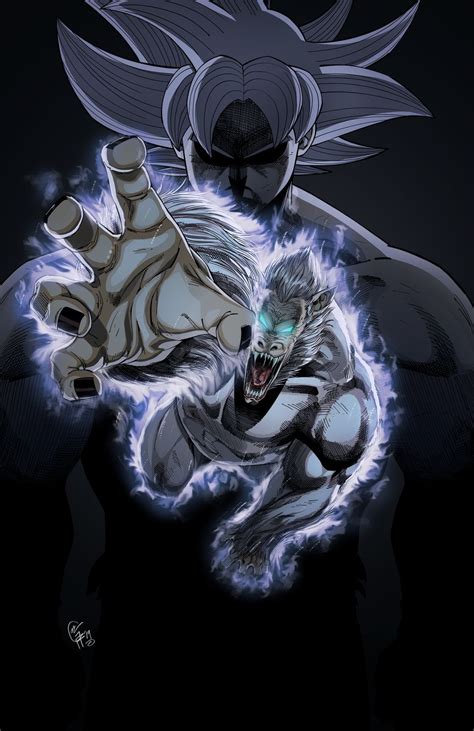 Ultra Instinct Goku Oozaru By Somegfguy On Deviantart Dragon Ball