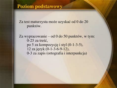 Ppt Matura Z J Zyka Polskiego Powerpoint Presentation Free